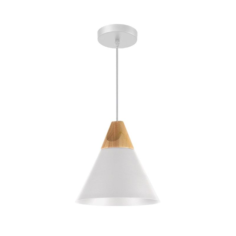 GENERICO - Lampara Colgante Galicia Color Blanco Baita