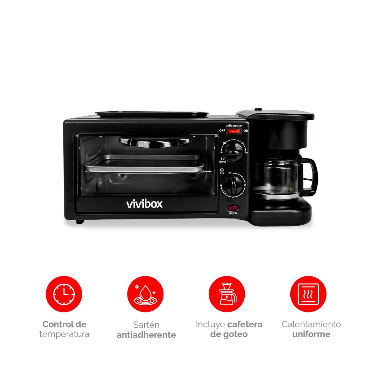 VIVIBOX - Estación De Desayuno 3 En 1