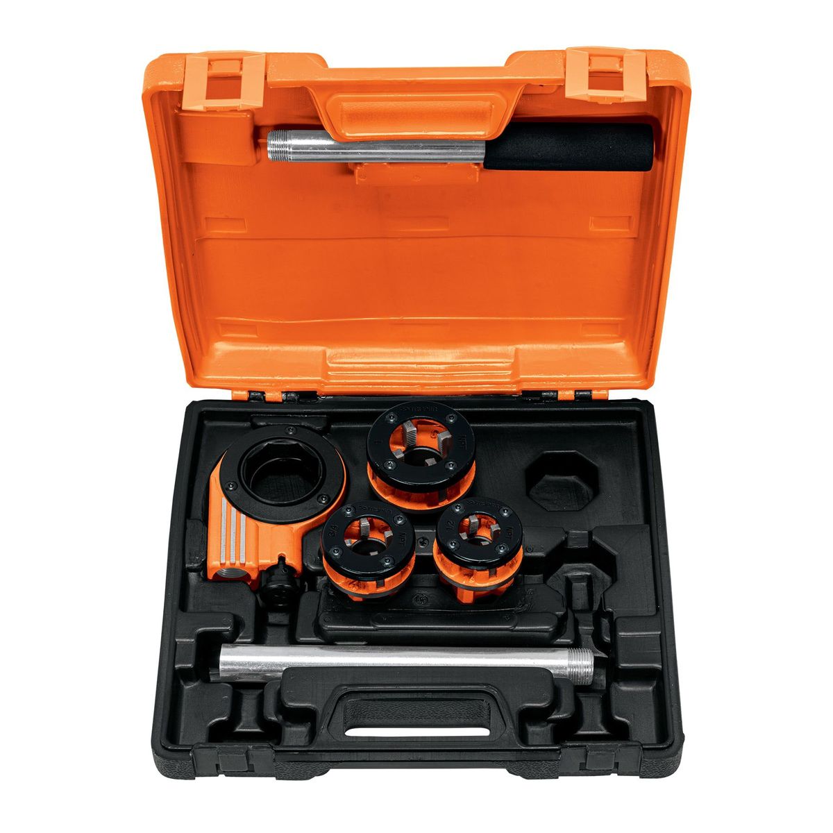 TRUPER - Juego de 4 tarrajas para tubo de 1/2" a 1"