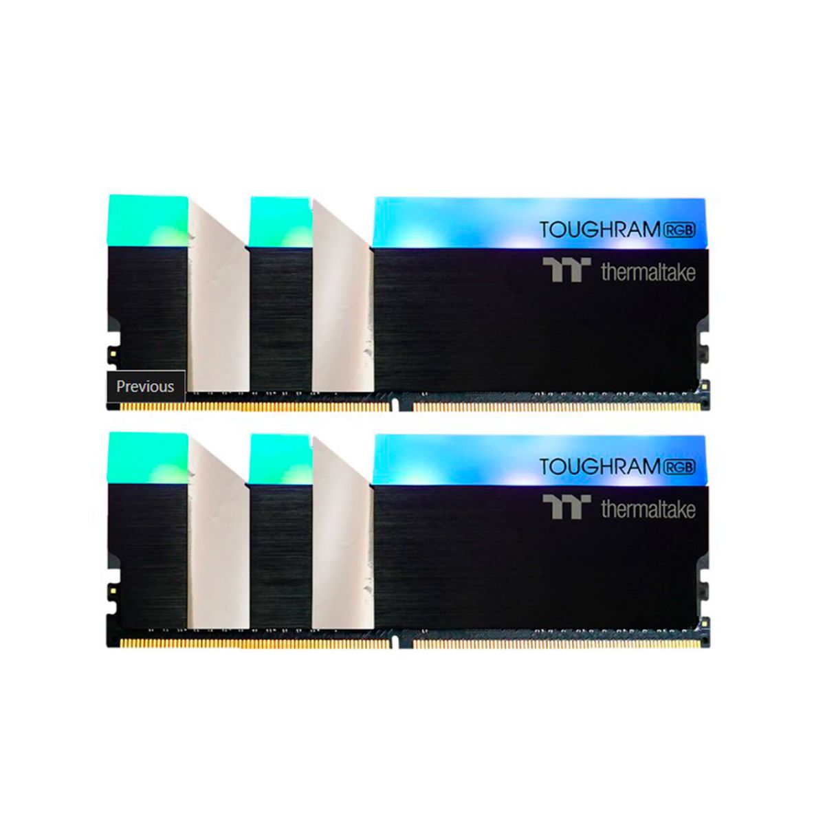 THERMALTAKE - MEMORIA RAM DIMM THERMALTAKE TOUGHRAM 16GB P/N: R009D408GX2-3200C16A