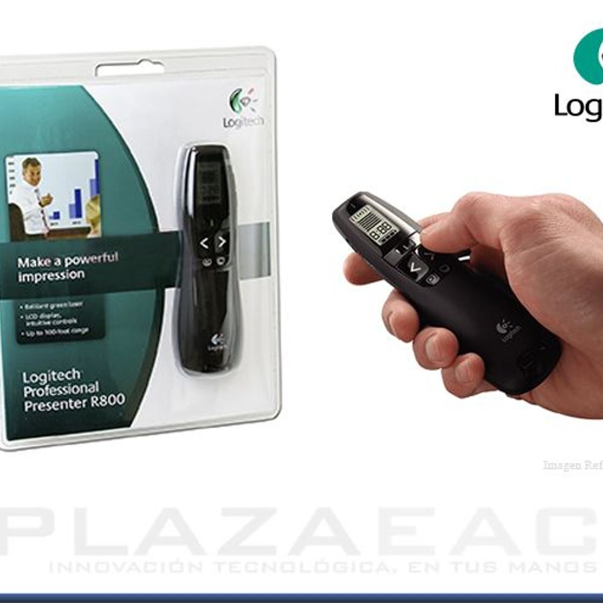 LOGITECH - PRESENTADOR LOGITECH R800 INALAMBRICO PUNTERO LASER P/N: 910-001350