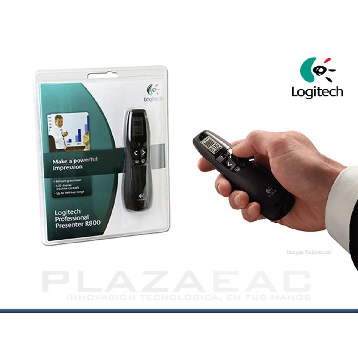 LOGITECH - PRESENTADOR LOGITECH R800 INALAMBRICO PUNTERO LASER P/N: 910-001350