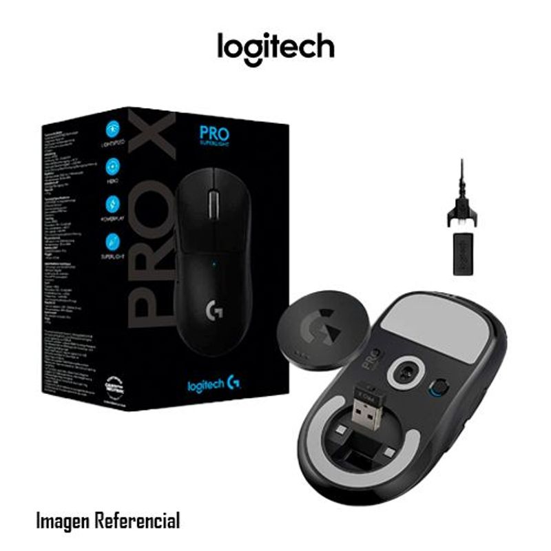 LOGITECH - MOUSE GAMING INALAMBRICO LOGITECH PRO X SUPERLIGHT P/N: 910-005878