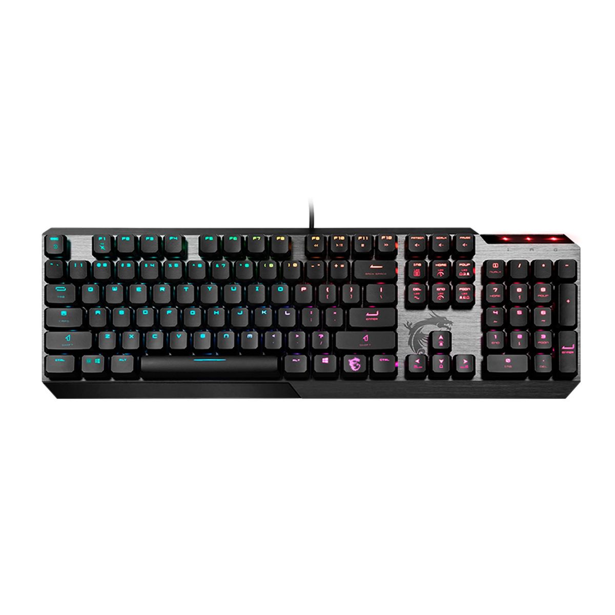 MSI - TECLADO GAMING MSI VIGOR GK50 RGB - P/N: VIGOR GK50 LOW PROFILE