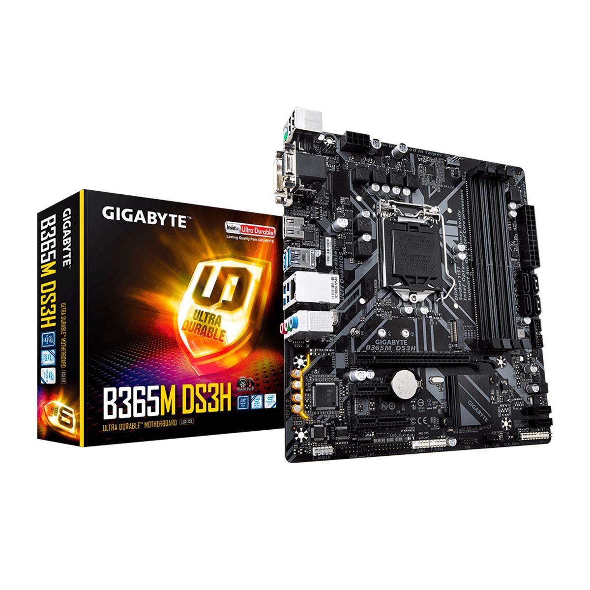 GIGABYTE - PLACA GIGABYTE B365M DS3H DDR4 LGA1151 GEN 9NA/8VA P/N: B365M DS3H