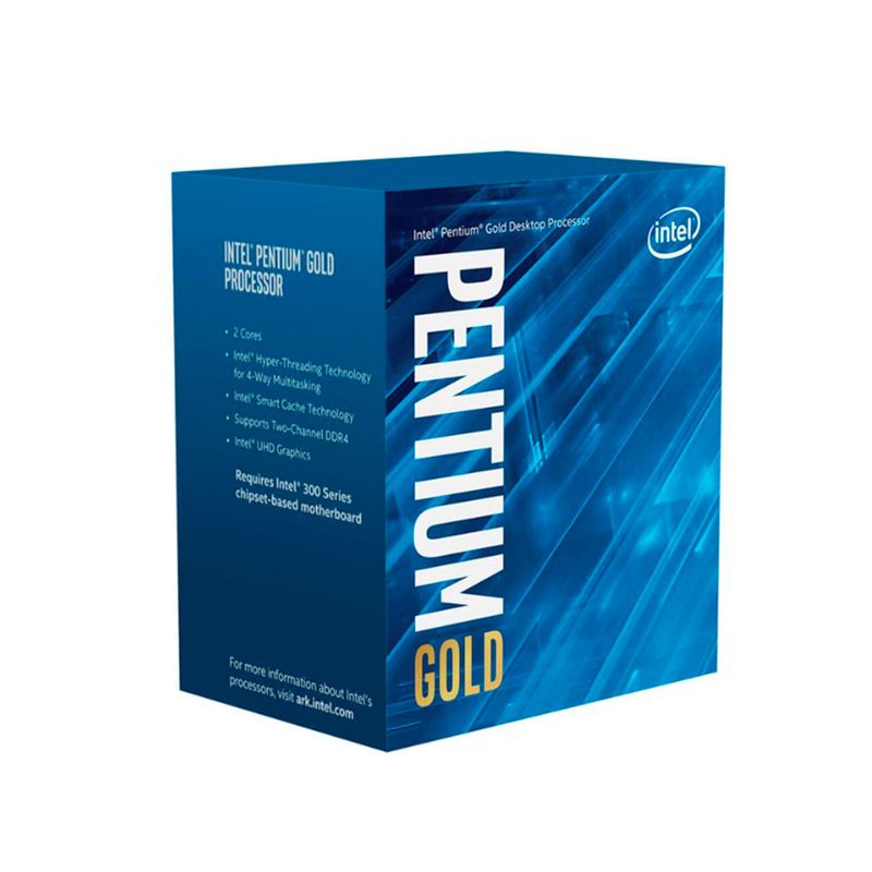 Processeur Intel Pentium Gold G6405 - 2 Cœurs, 4 GHz, Socket LGA 1200 - Neuf (ouvert)