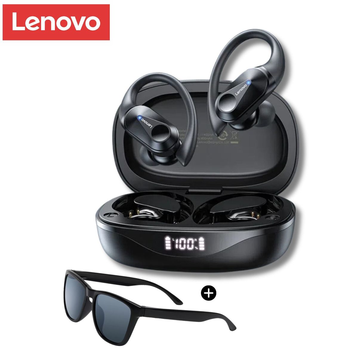 LENOVO - Audifonos Bluetooth Lenovo LP75 TWS  Lentes Clasicos de Regalo