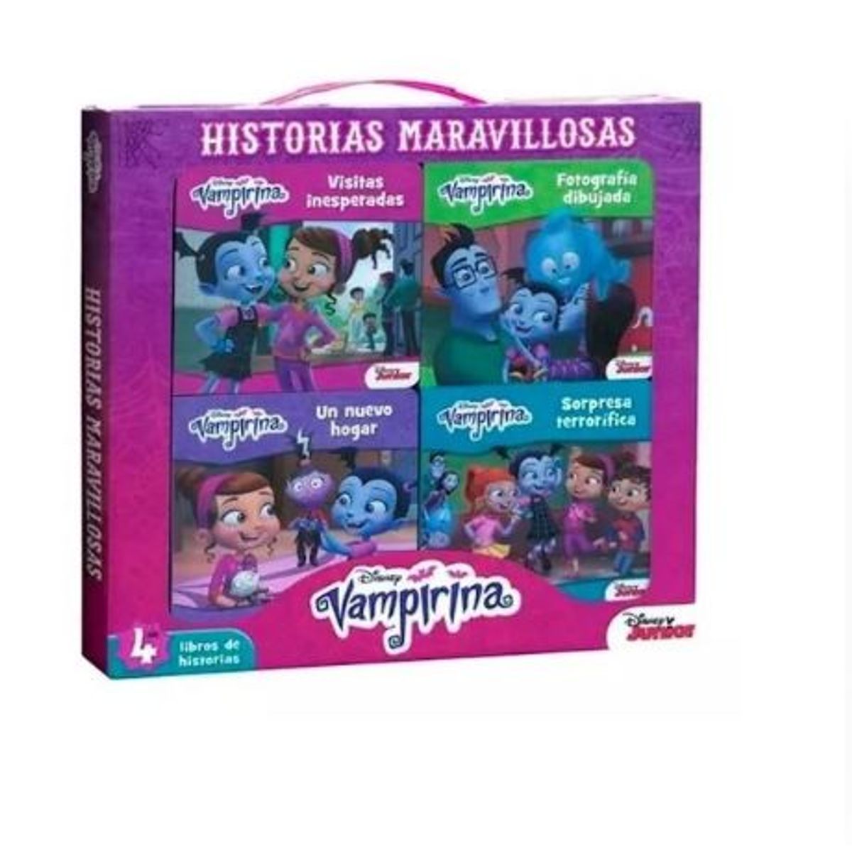 GENERICO - Libro Infantil Caja de 4 Mini Libros - Vampirina