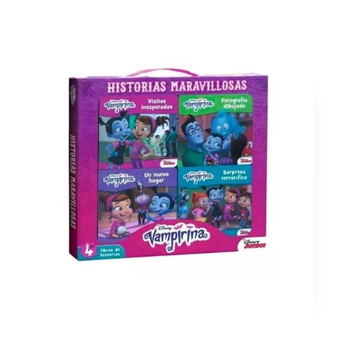 GENERICO - Libro Infantil Caja de 4 Mini Libros - Vampirina