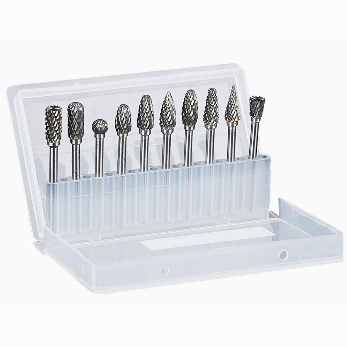 GENERICO - SET 10 LIMAS ROTATIVAS PARA METAL Y MADERA PARA DREMEL