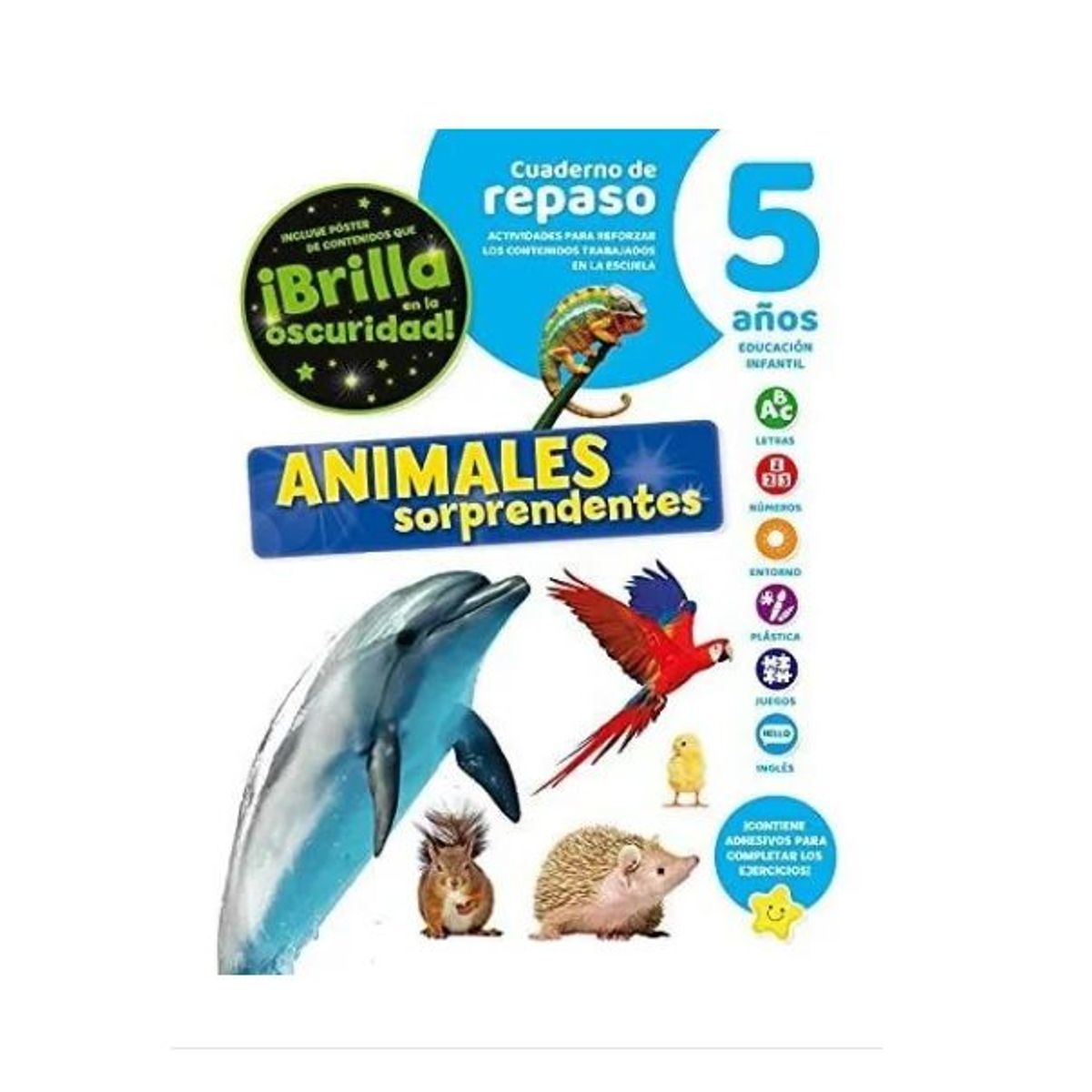 GENERICO - Libro Infantil Cuaderno de Repaso - 5 años
