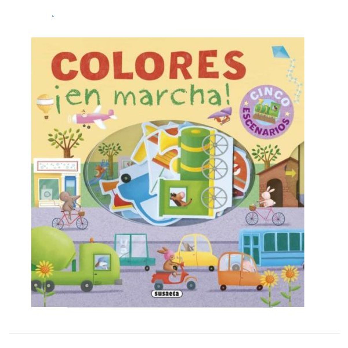 GENERICO - Libro Infantil Colores en Marcha  cada Pieza en su Lugar