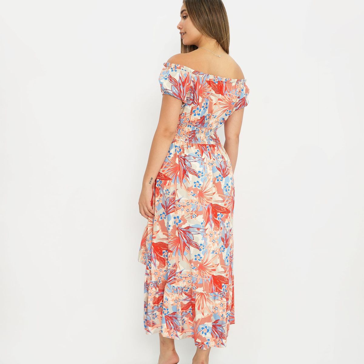 KAFA - VESTIDO CON COLA DE PATO  BRISA