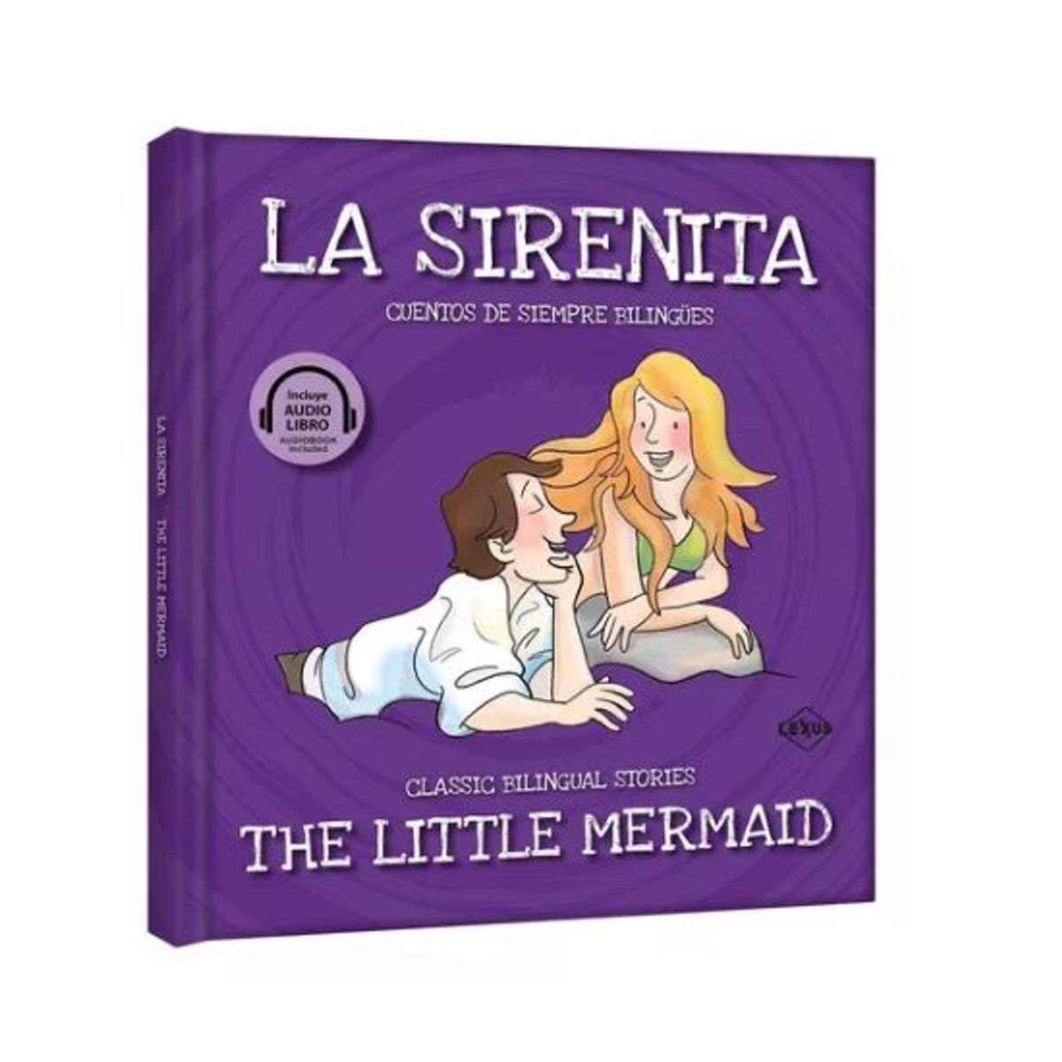 GENERICO - Libro Infantil Cuento de siempre bilingües La Sirenita  The Little Mermaid