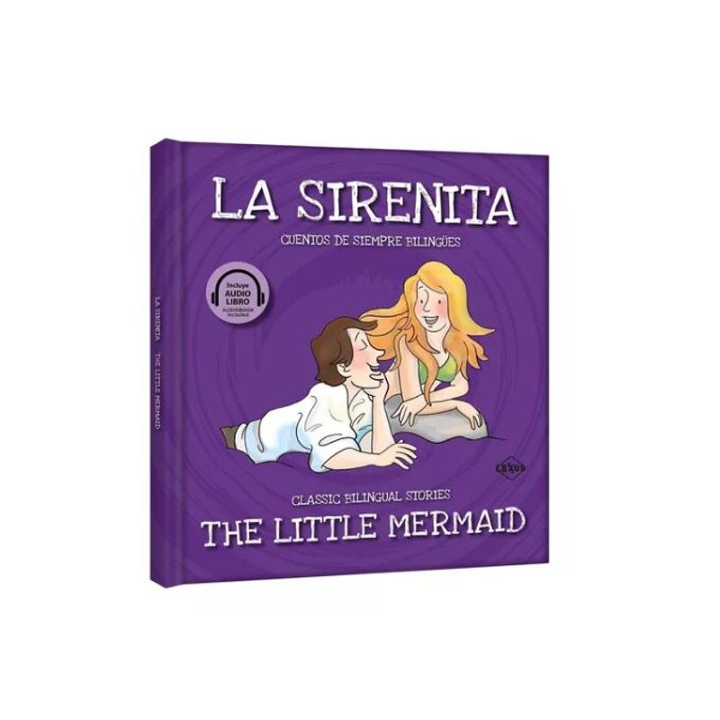 GENERICO - Libro Infantil Cuento de siempre bilingües La Sirenita  The Little Mermaid