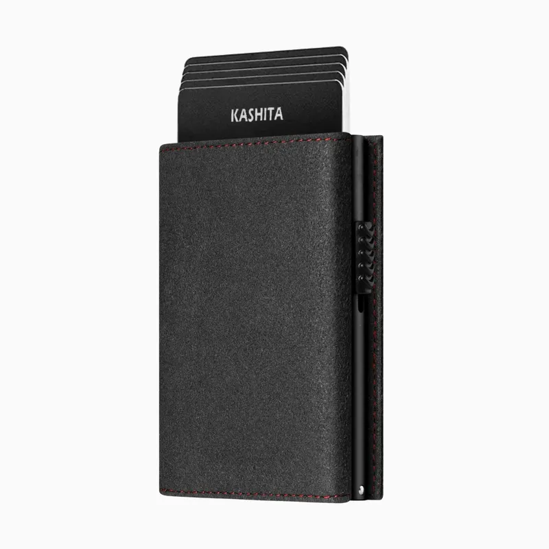 KASHITA - Billetera Hombre Tarjetero RFID Monedero Gran Bolsillo para Billetes