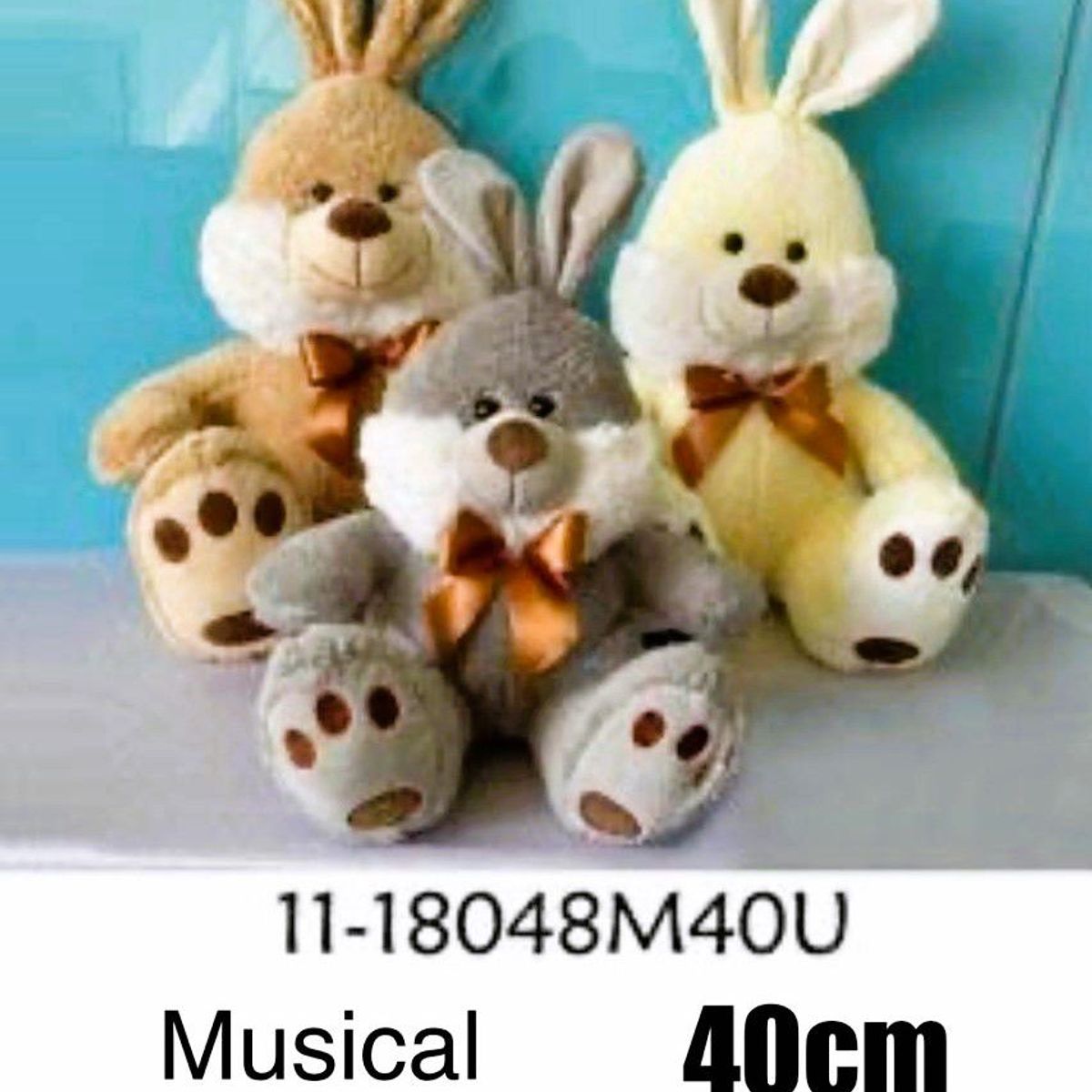 GENERICO - muñeco de peluche conejo de 40 cm