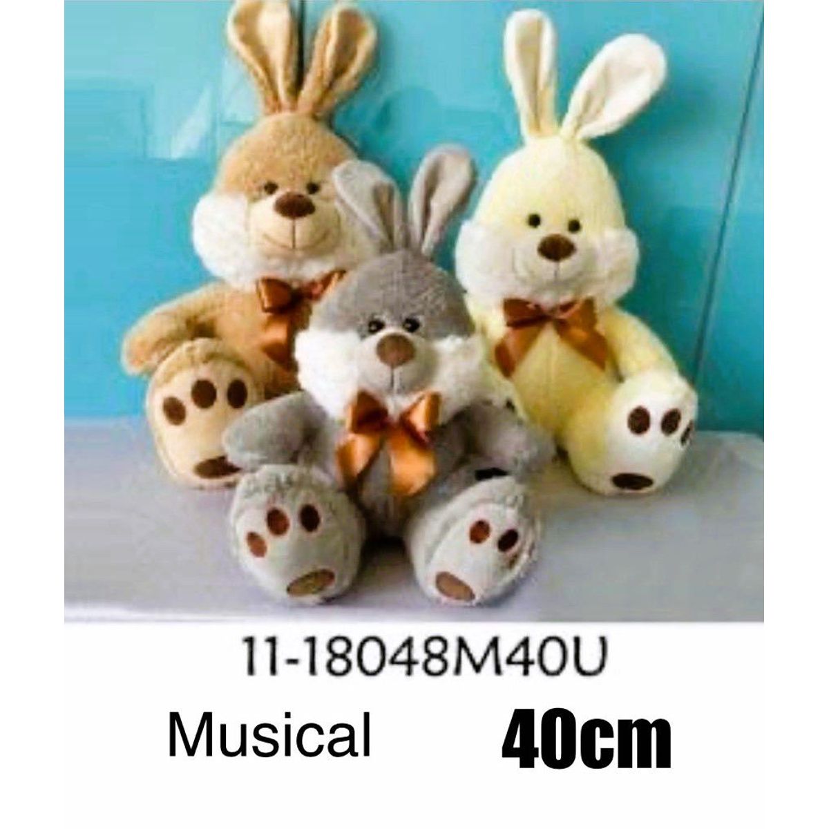 GENERICO - muñeco de peluche conejo de 40 cm