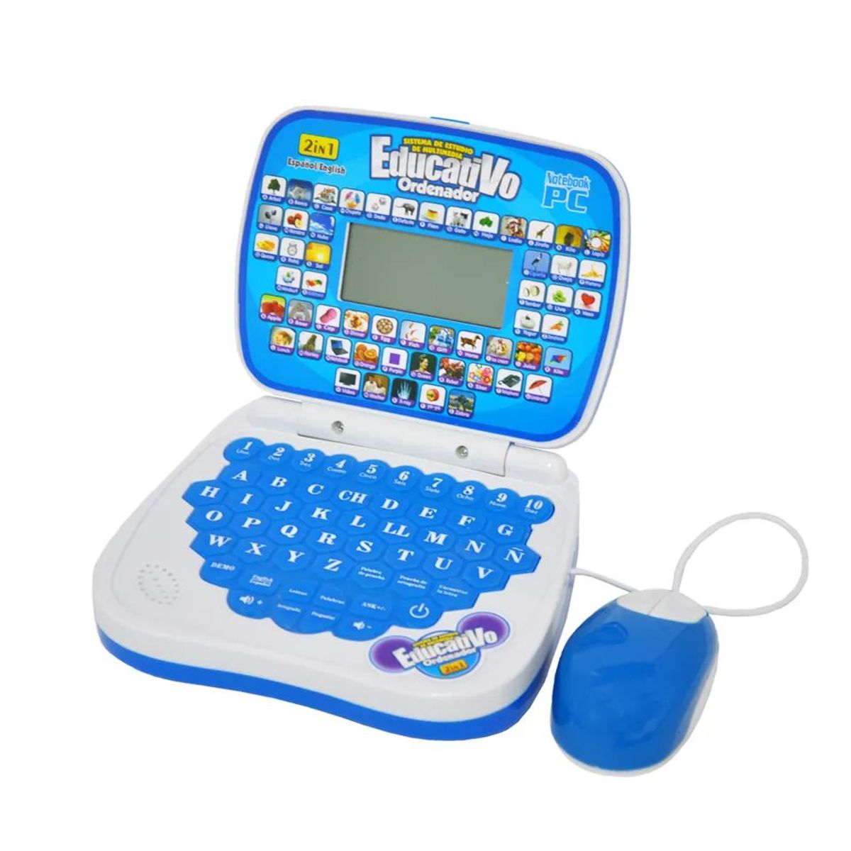 GENERICO - MINI LAPTOP EDUCATIVA CON MOUSE PARA NIÑO