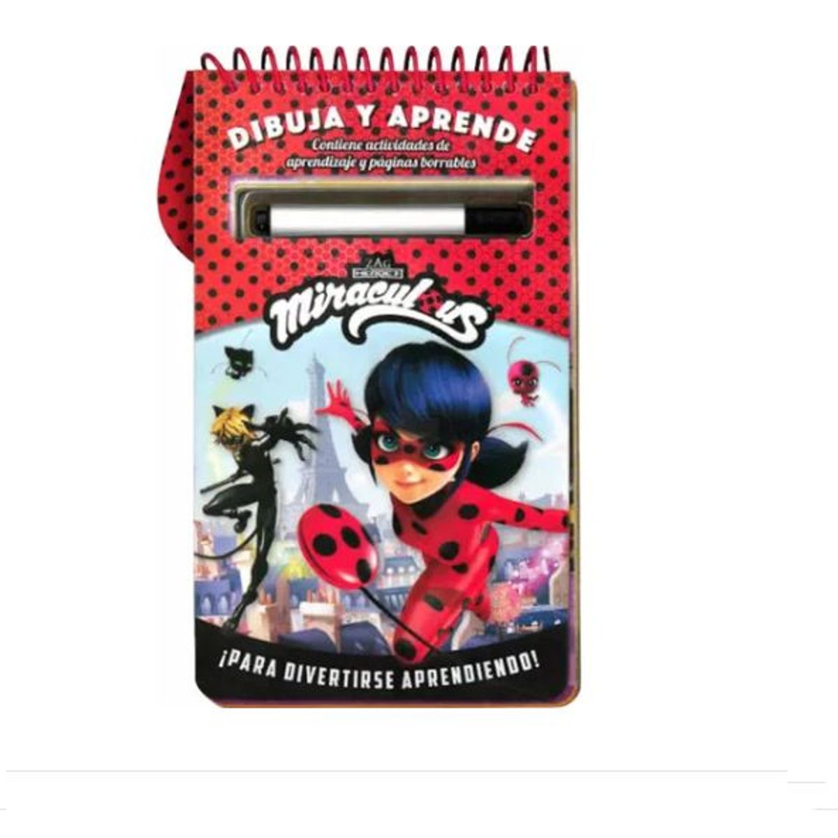 GENERICO - Libro Infantil Dibuja y Aprende Miracolous