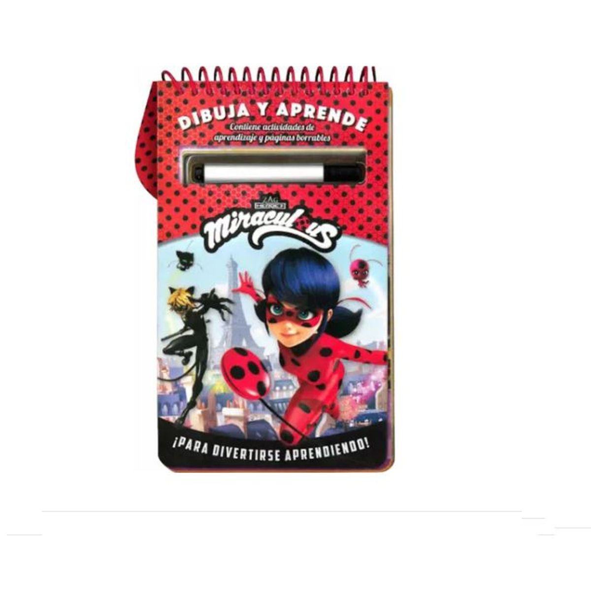 GENERICO - Libro Infantil Dibuja y Aprende Miracolous