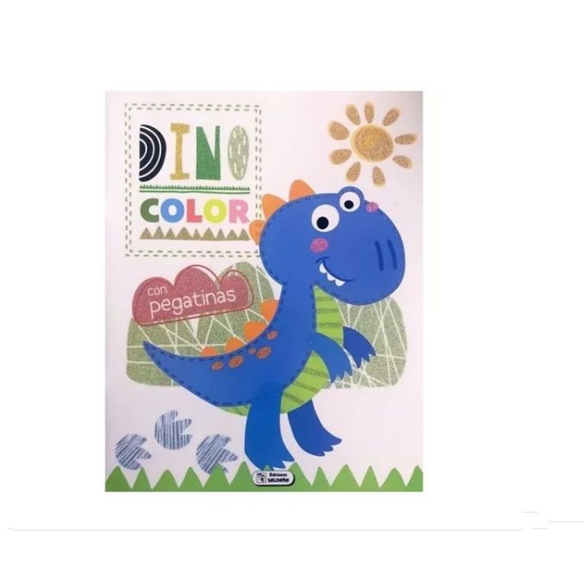 GENERICO - Libro Infantil Dino Color con Pegatinas