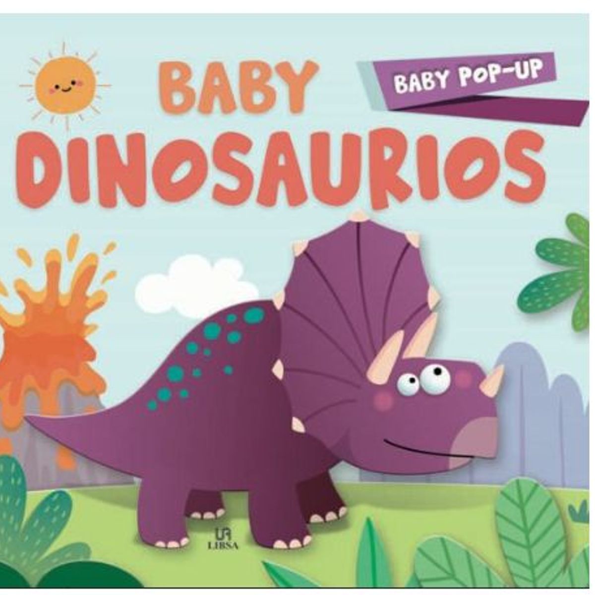 GENERICO - Libro Infantil Desplegable Dinosaurios Bebé