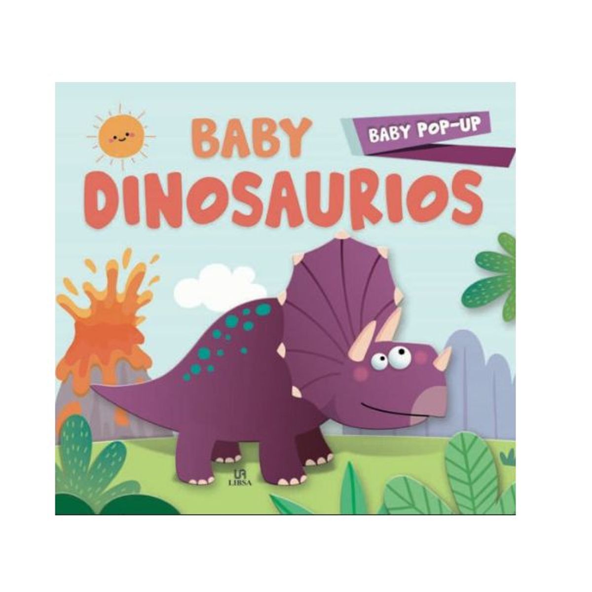 GENERICO - Libro Infantil Desplegable Dinosaurios Bebé