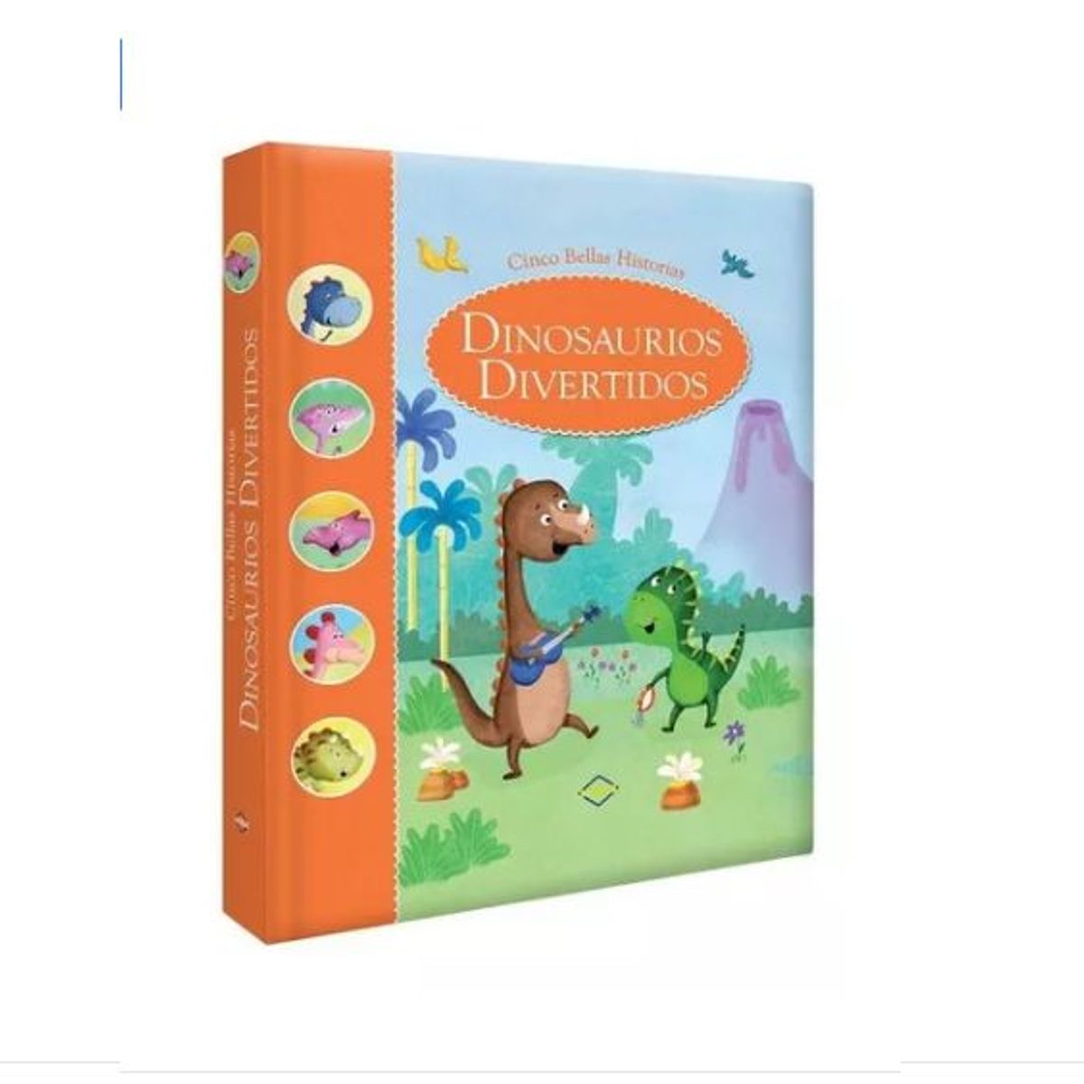 GENERICO - Libro Infantil Dinosaurios Divertidos Cinco Bellas Historias