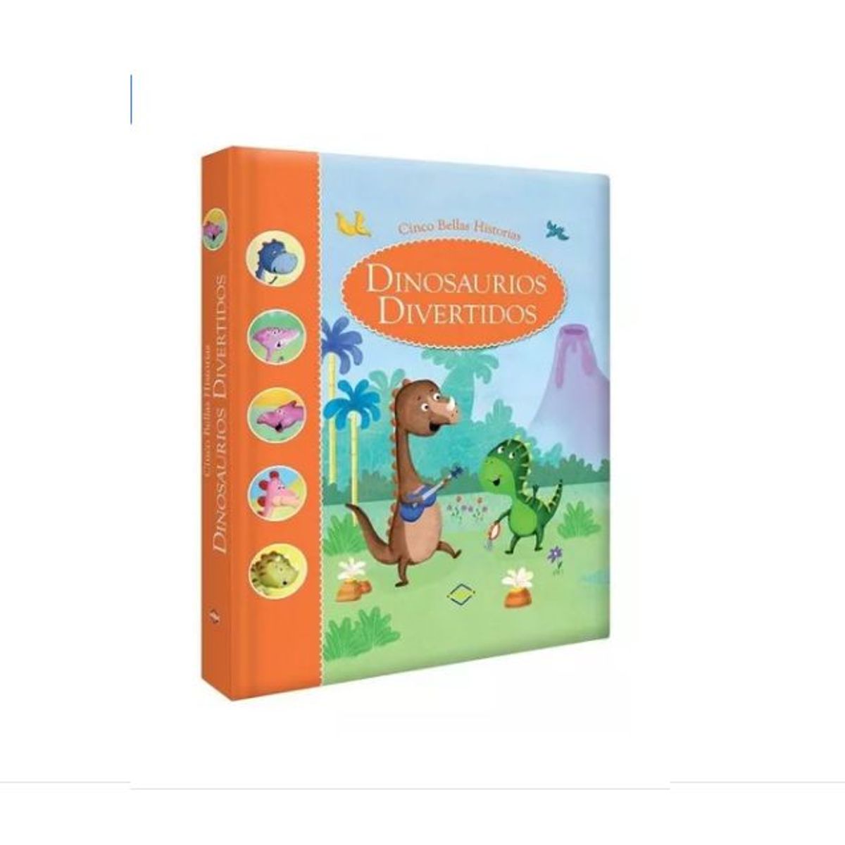 GENERICO - Libro Infantil Dinosaurios Divertidos Cinco Bellas Historias