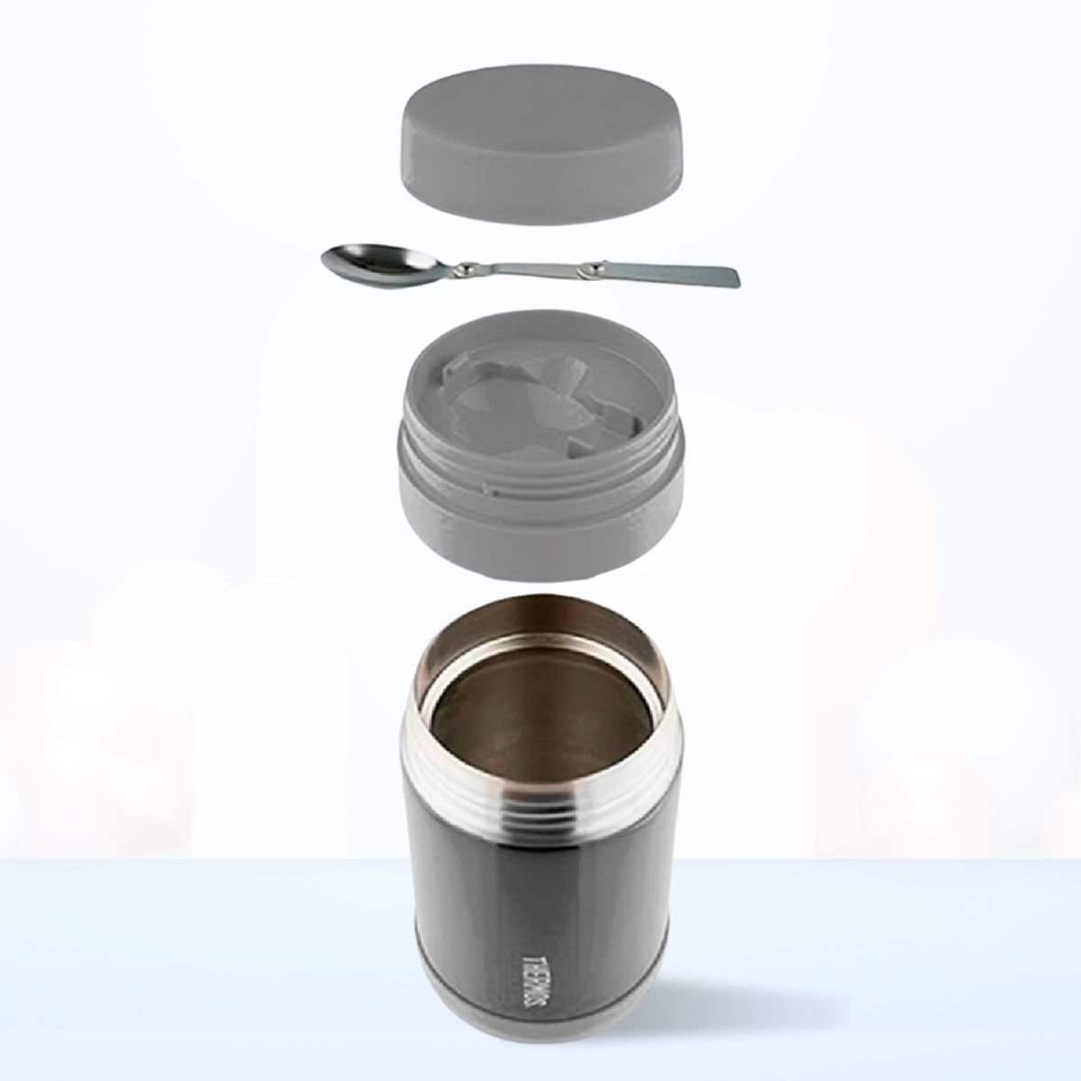THERMOS - Termo de Comida para Niños FOOD 470 Ml Gris