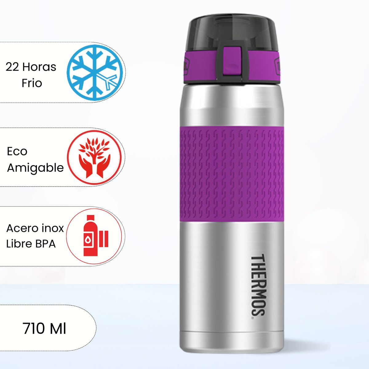 THERMOS - Tomatodo Termico Zero 710 Ml Morado