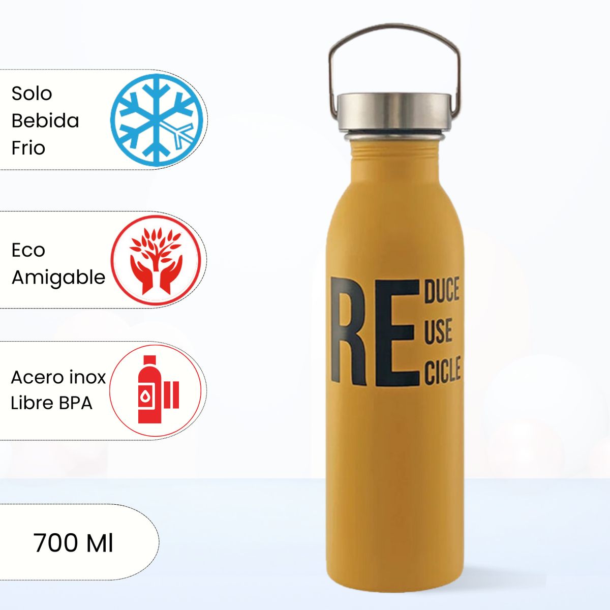 THERMOS - Tomatodo Deportivo Planeta 700 Ml Amarillo