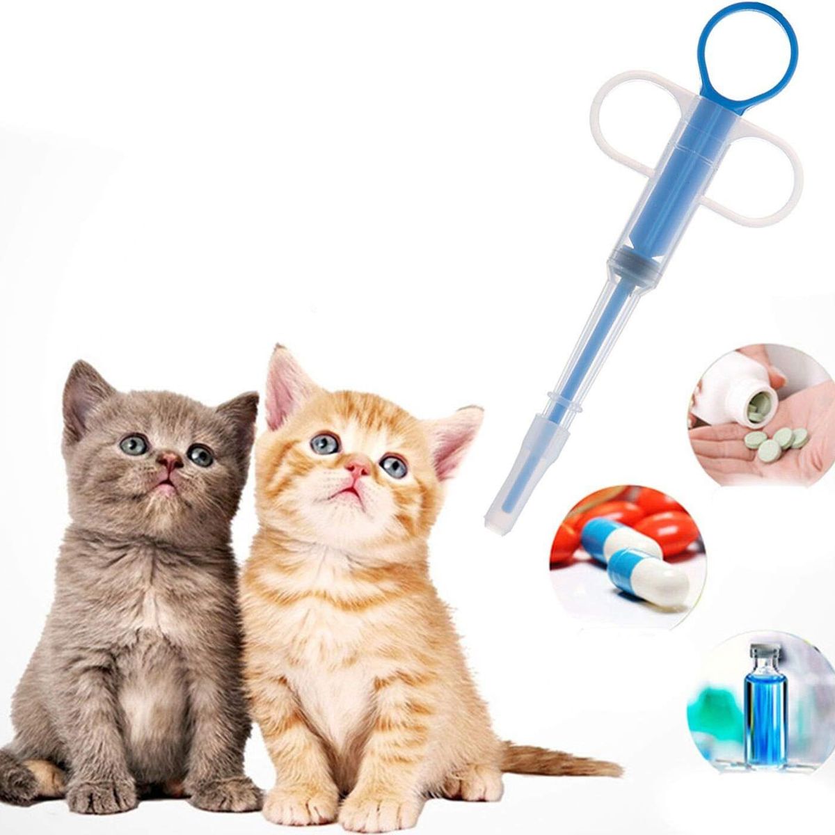 GENERICO - Dispensador De Píldoras Para Mascotas x 3 Unidades