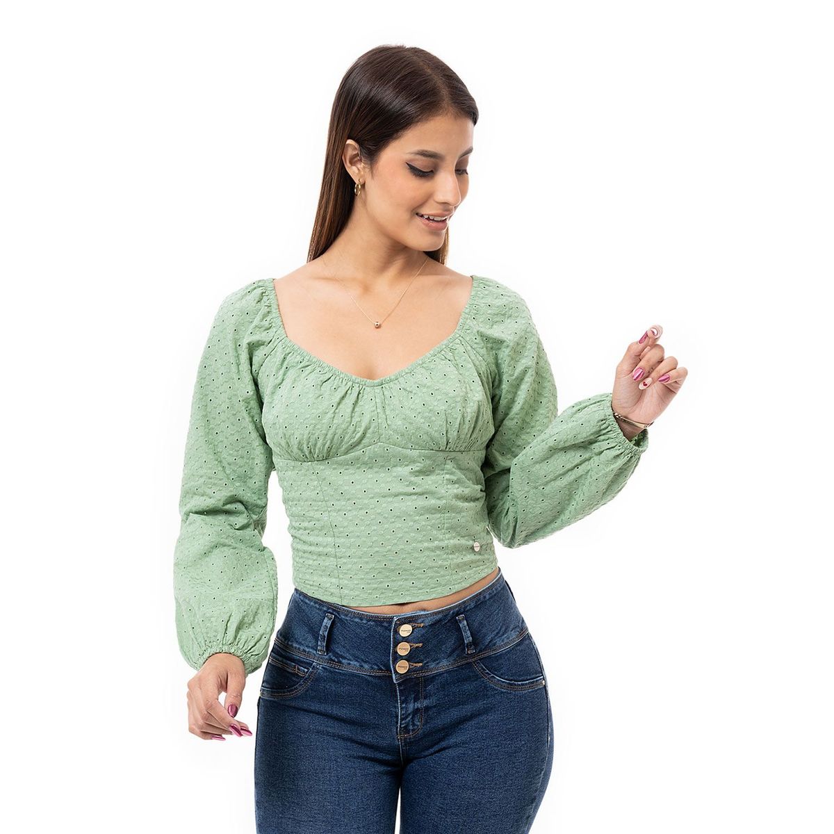 PIONIER - Blusa Brodery Mujer Antonya Pionier