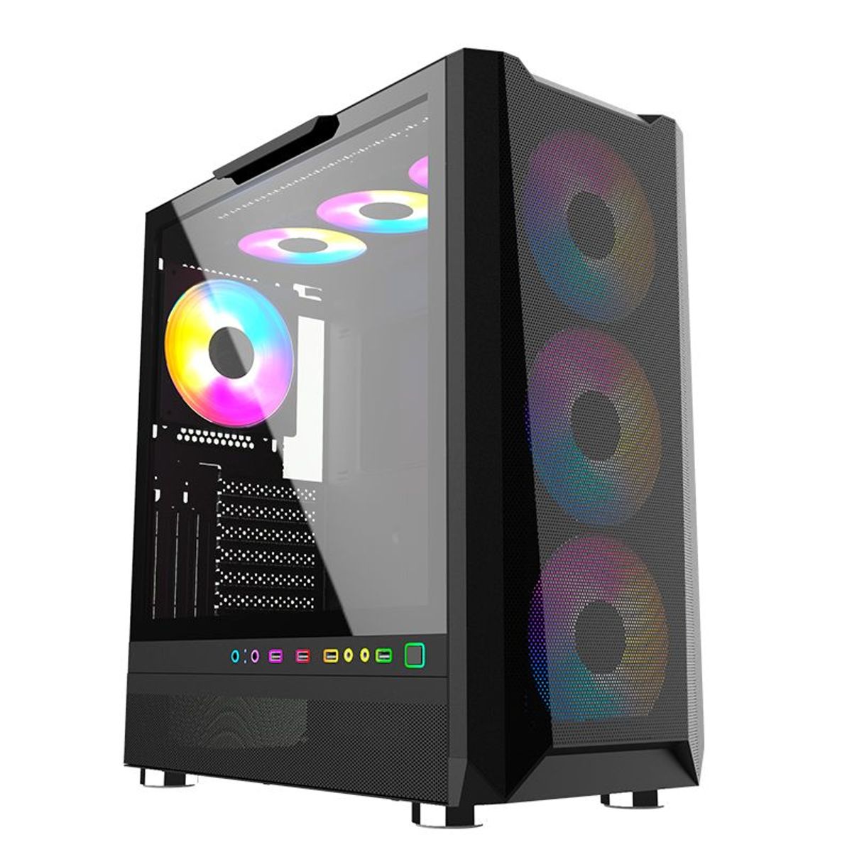 TEROS - Case Gamer Teros TE1160N Mid Tower Negro USB 30 USB 20 Audio