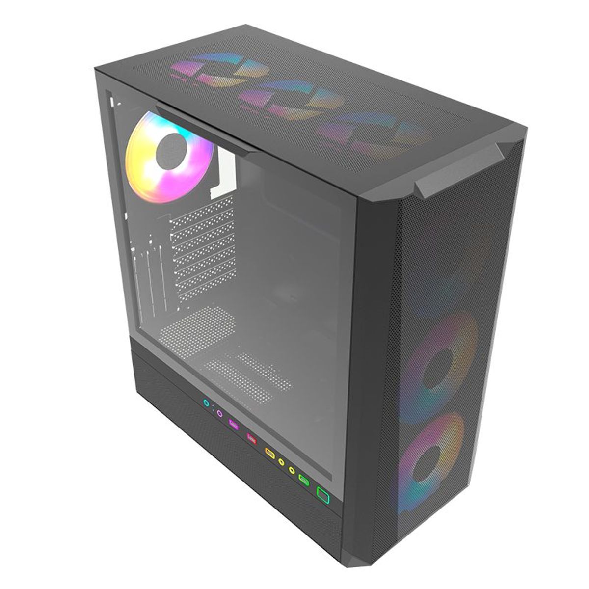 TEROS - Case Gamer Teros TE1160N Mid Tower Negro USB 30 USB 20 Audio