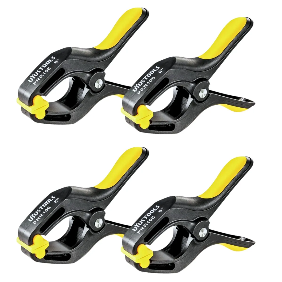 UYUSTOOLS - Prensa resorte 6 pulgadas carpintero pack de 4 unidades