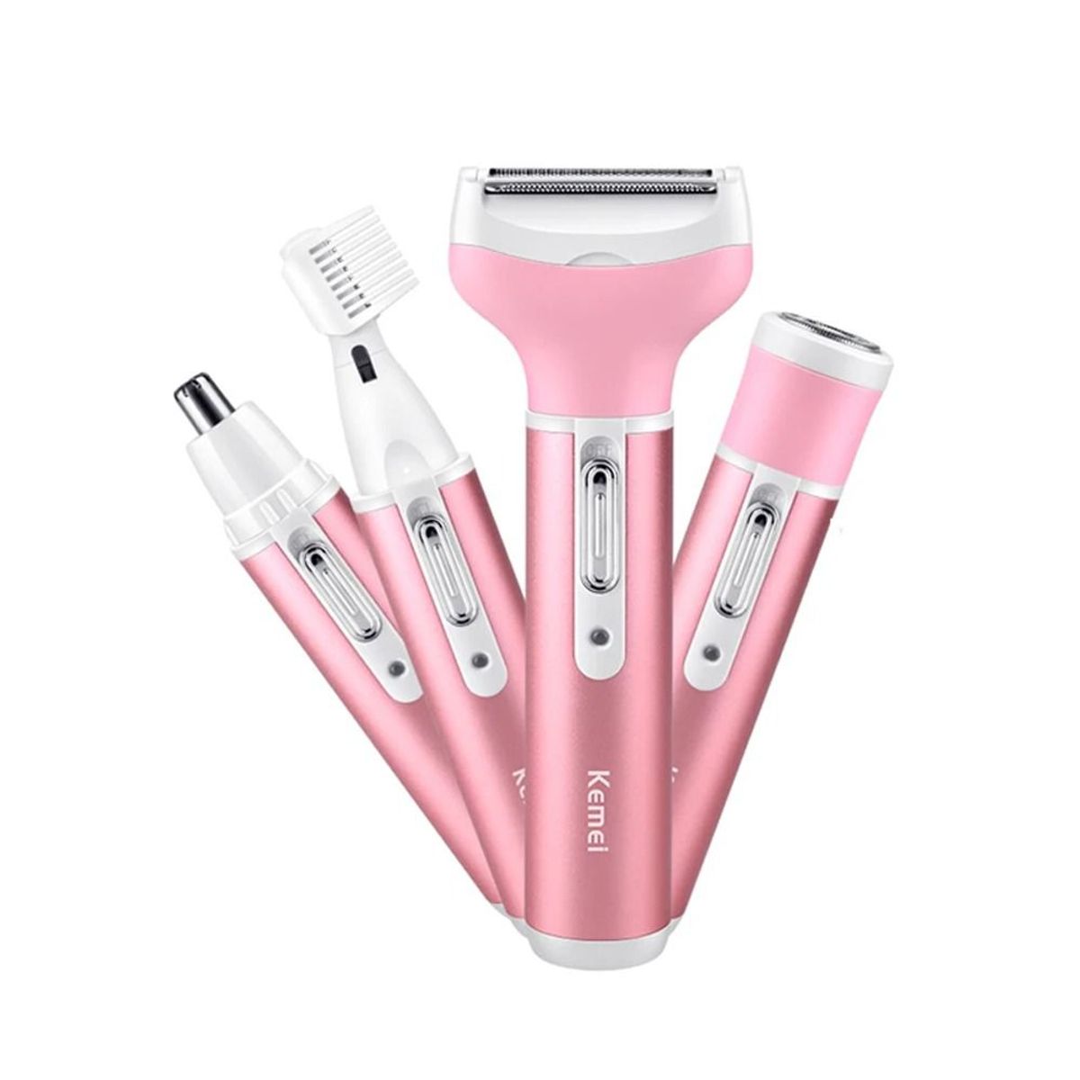 KEMEI - Afeitadora Facial y Corporal Kemei 4 en 1