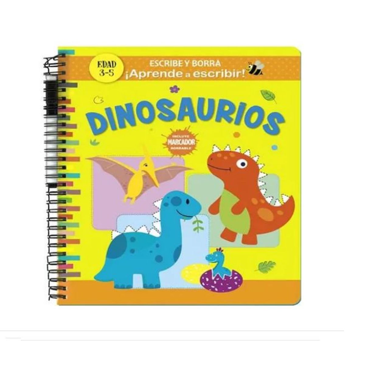 GENERICO - Libro Infantil Escribe y Borra - Dinosaurios