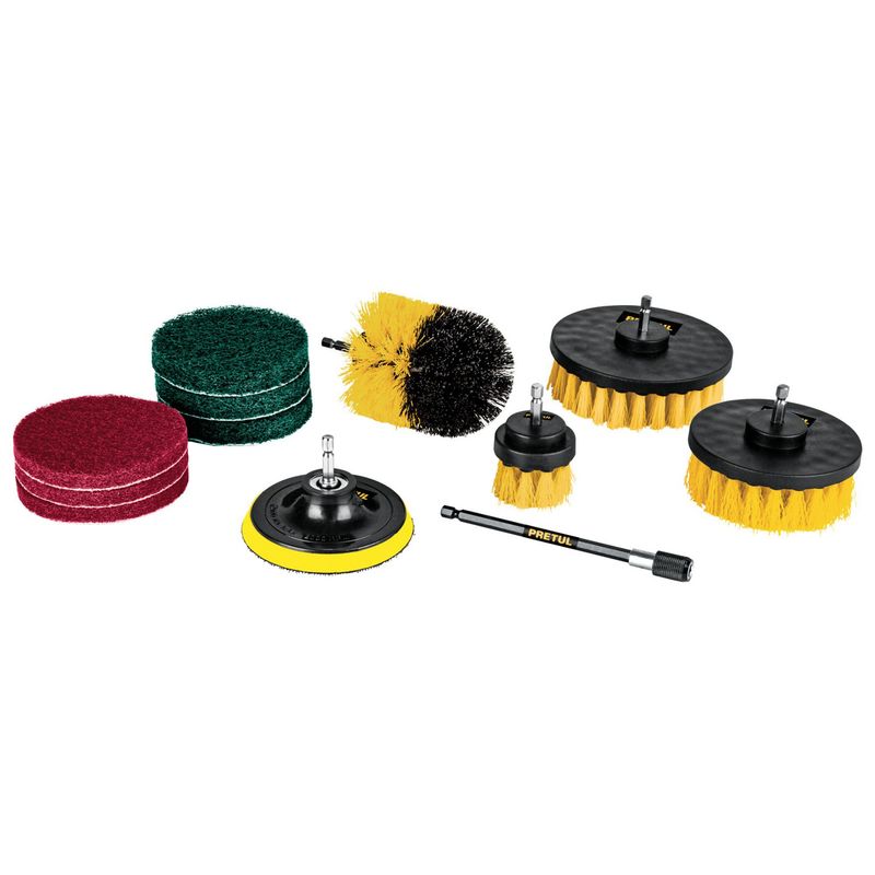TRUPER - Kit de limpieza, pulido y asentado, accesorios 12 piezas Pretul
