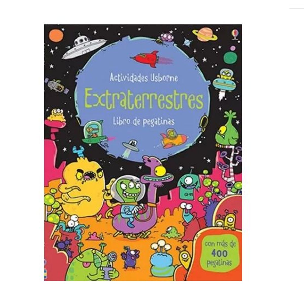 GENERICO - Libro Infantil Extraterrestres Libro de Pegatinas