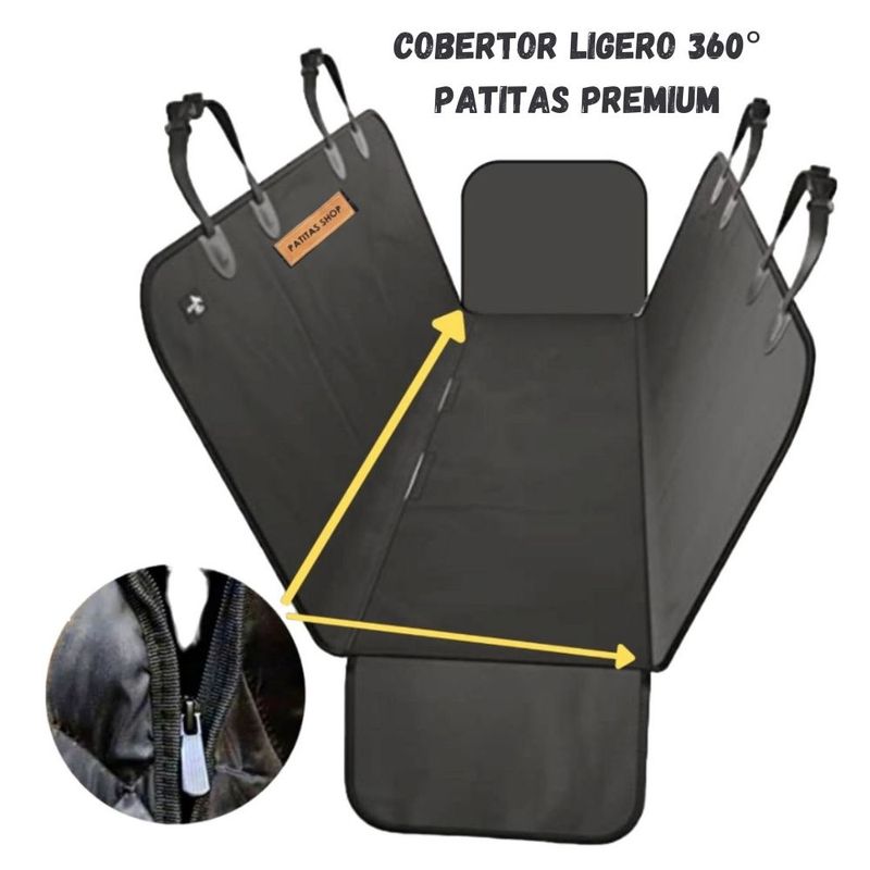 GENERICO - Cobertor Protector Funda Trasera y Maletera Auto Ligero 360
