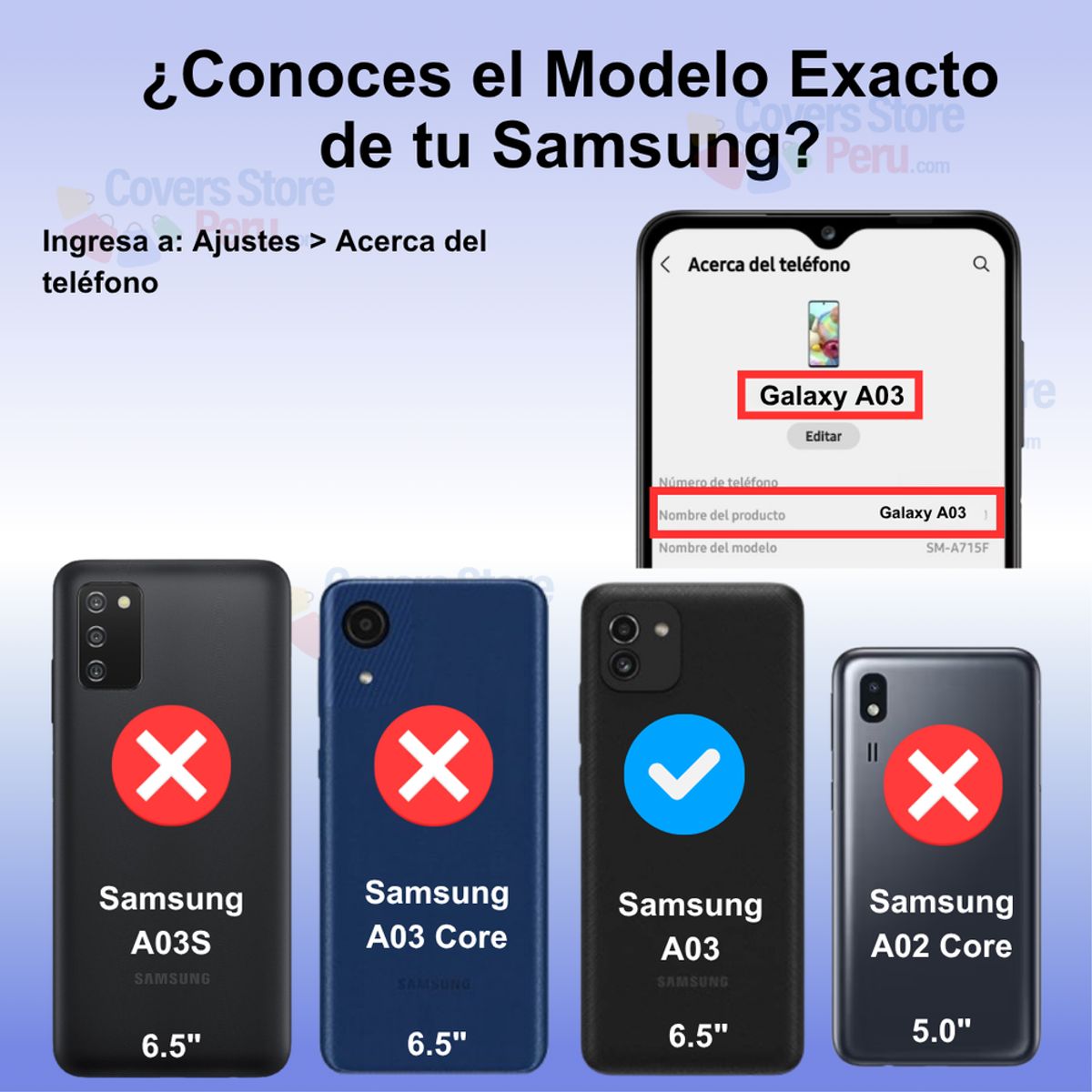 GENERICO - Funda para Samsung A03 con Anillo Metálico Antishock Negro Resistente