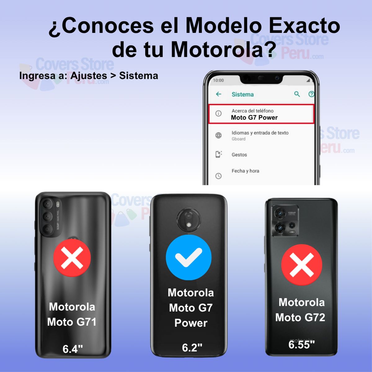GENERICO - Funda para Motorola Moto G7 Power con Anillo Metálico Antishock Negro