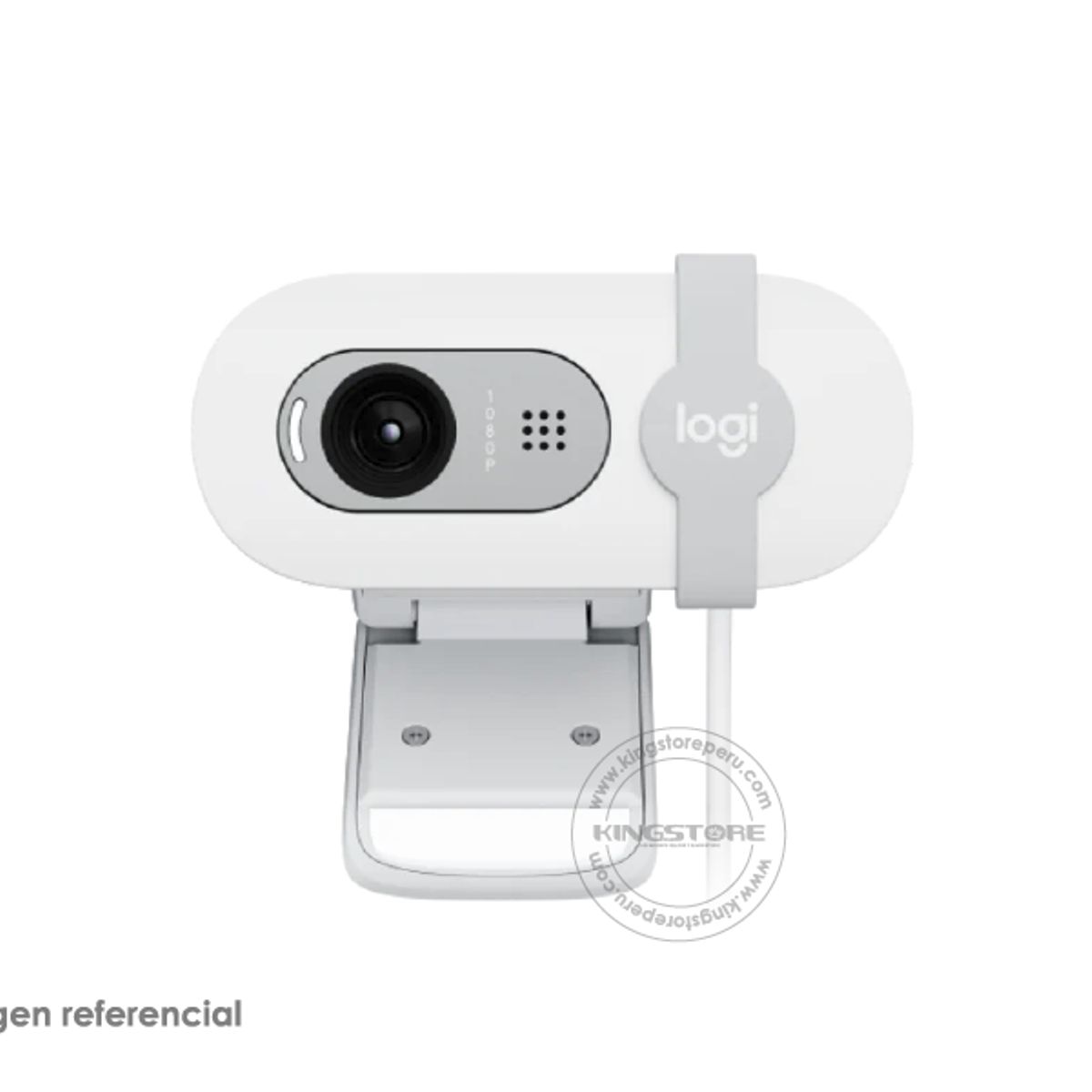LOGITECH - Camara Web Logitech BRIO 100 FHD 1080P Blanco