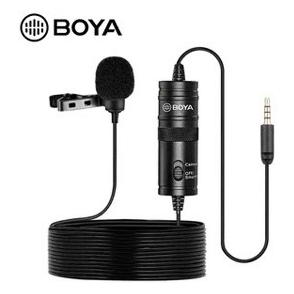 BOYA - Micrófono Condensador Omnidireccional - Solapa Balita Lavalier