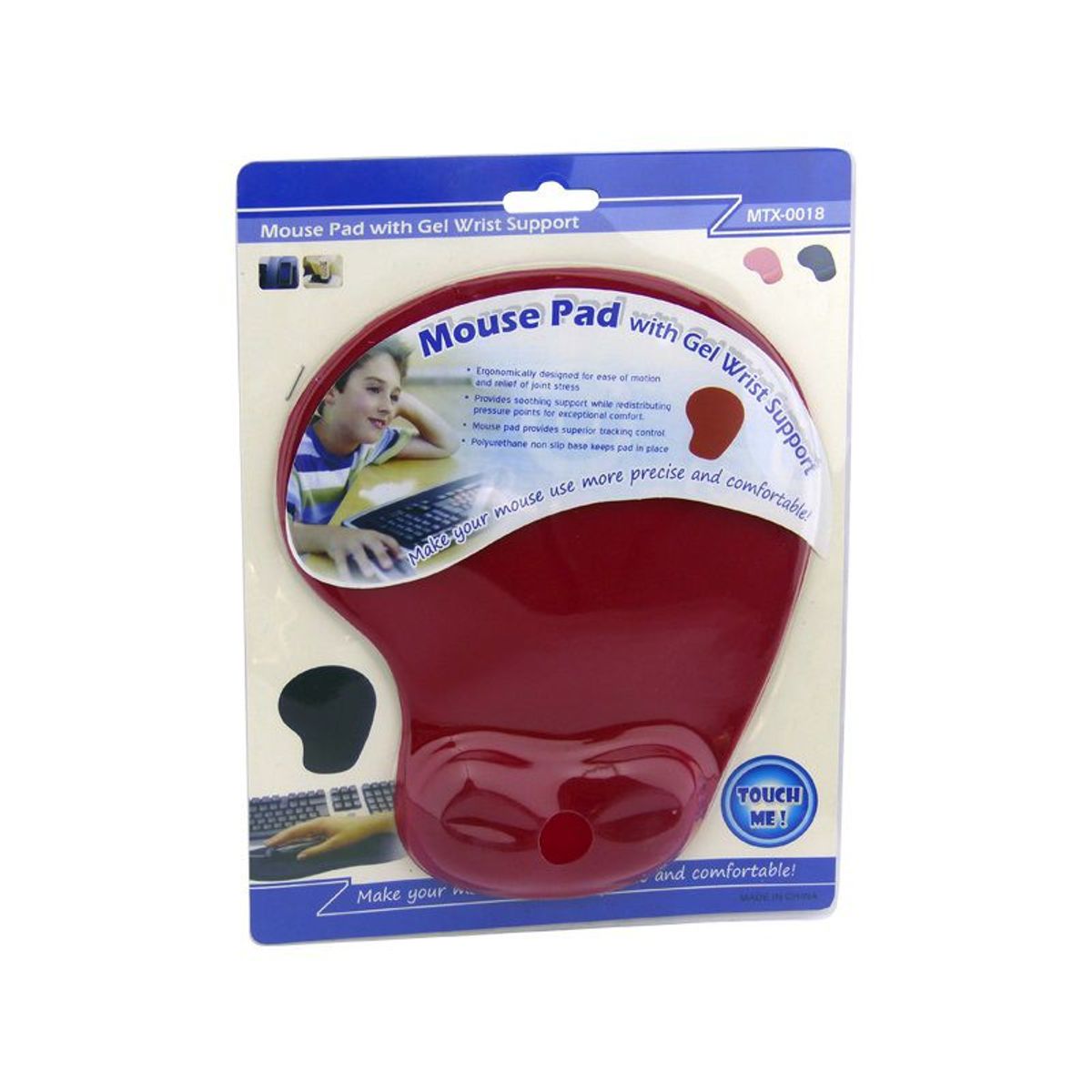 GENERICO - Pad Mouse Con Almohadilla Muñequera De Gel