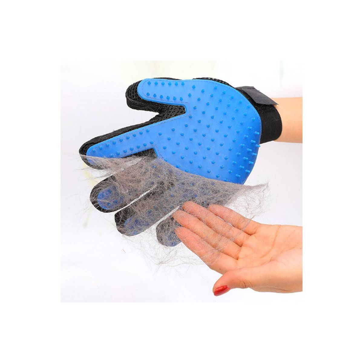 OEM - Pak 2Guantes Cepillo Saca Pelos Pelusa De Mascota Perro Gato