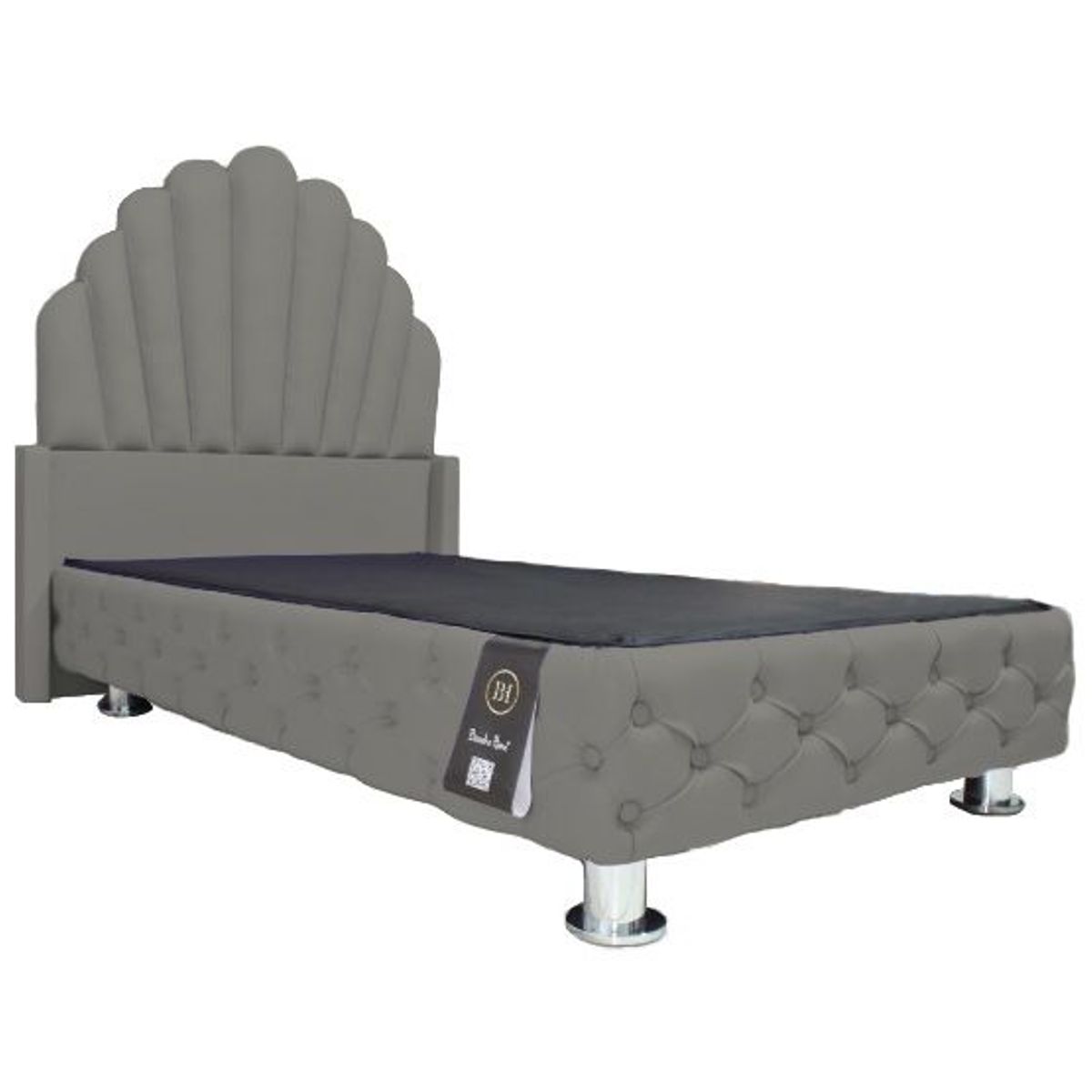 BARAKA HOME - Dormitorio Abanico 2 Plz - Gris Oscuro